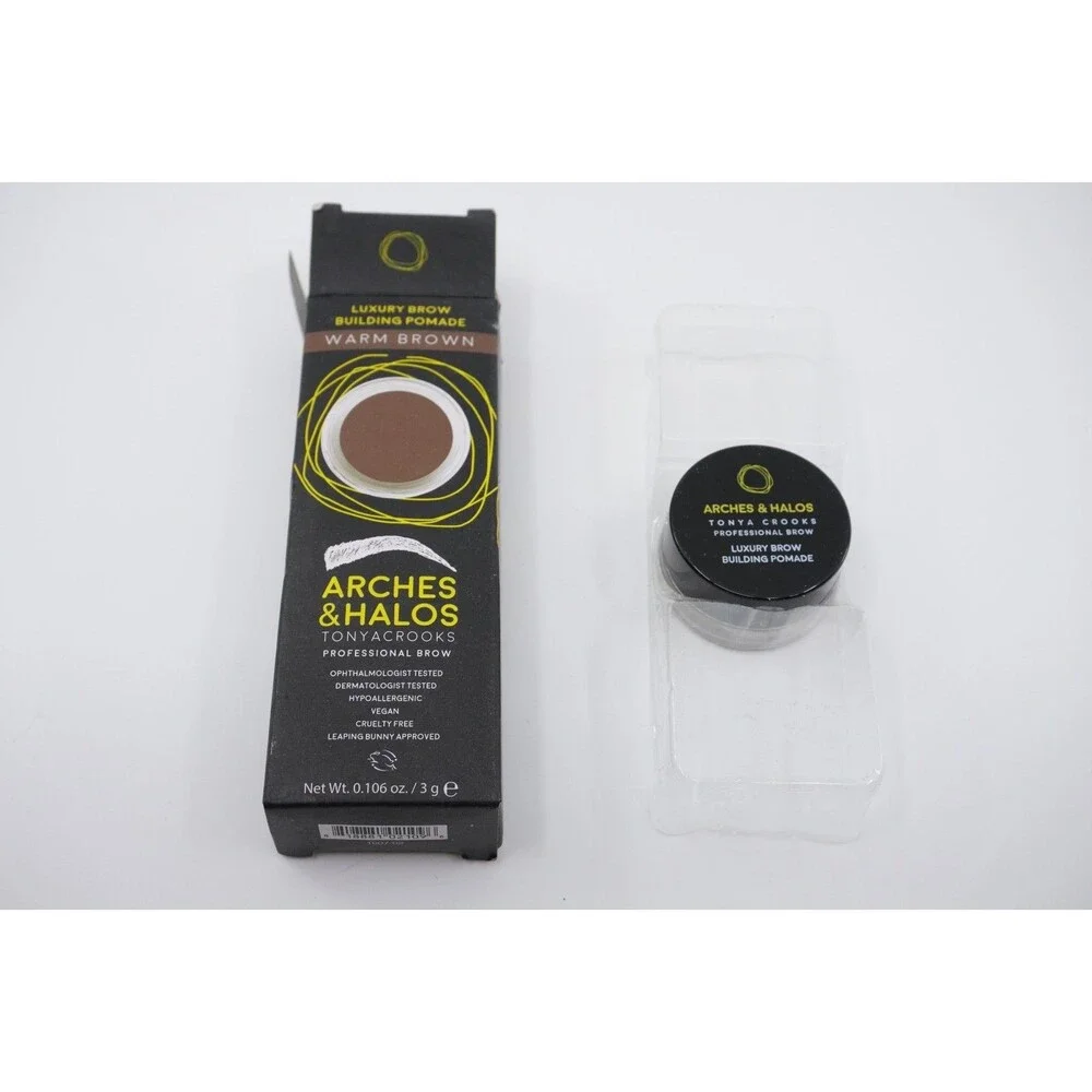 Arches & Halos Luxury Brow Building Pomade Warm Brown 0.106 oz - New
